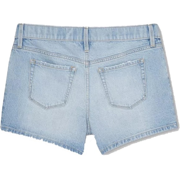 Isabel Maternity by Ingrid & Isabel Side Panel Midi Maternity Jean Shorts - 2 - Picture 2 of 2
